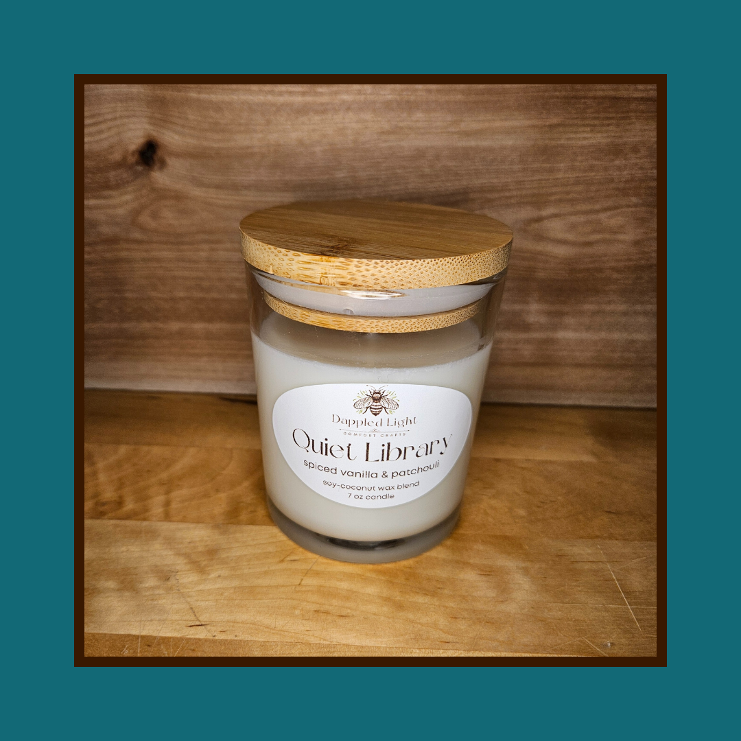 7 oz Soy Blend Clear Glass Candle